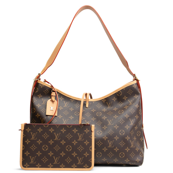 LOUIS VUITTON Carryall MM Bag w/ Pouch