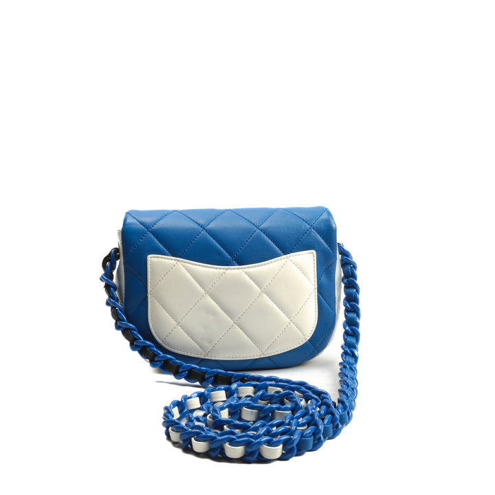 CHANEL Color Burst Umhängetasche - Blau