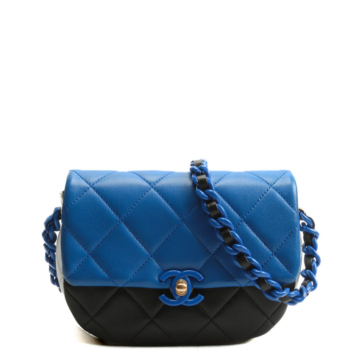 CHANEL Color Burst Umhängetasche - Blau