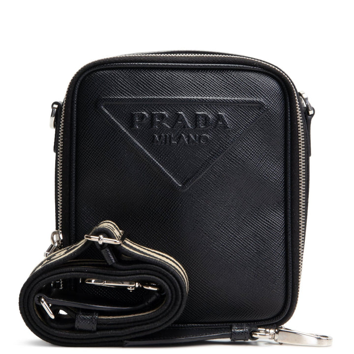 PRADA Umhängetasche aus Saffiano-Leder - Schwarz