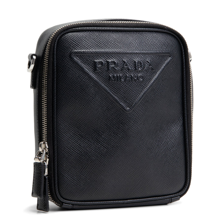 PRADA Umhängetasche aus Saffiano-Leder - Schwarz