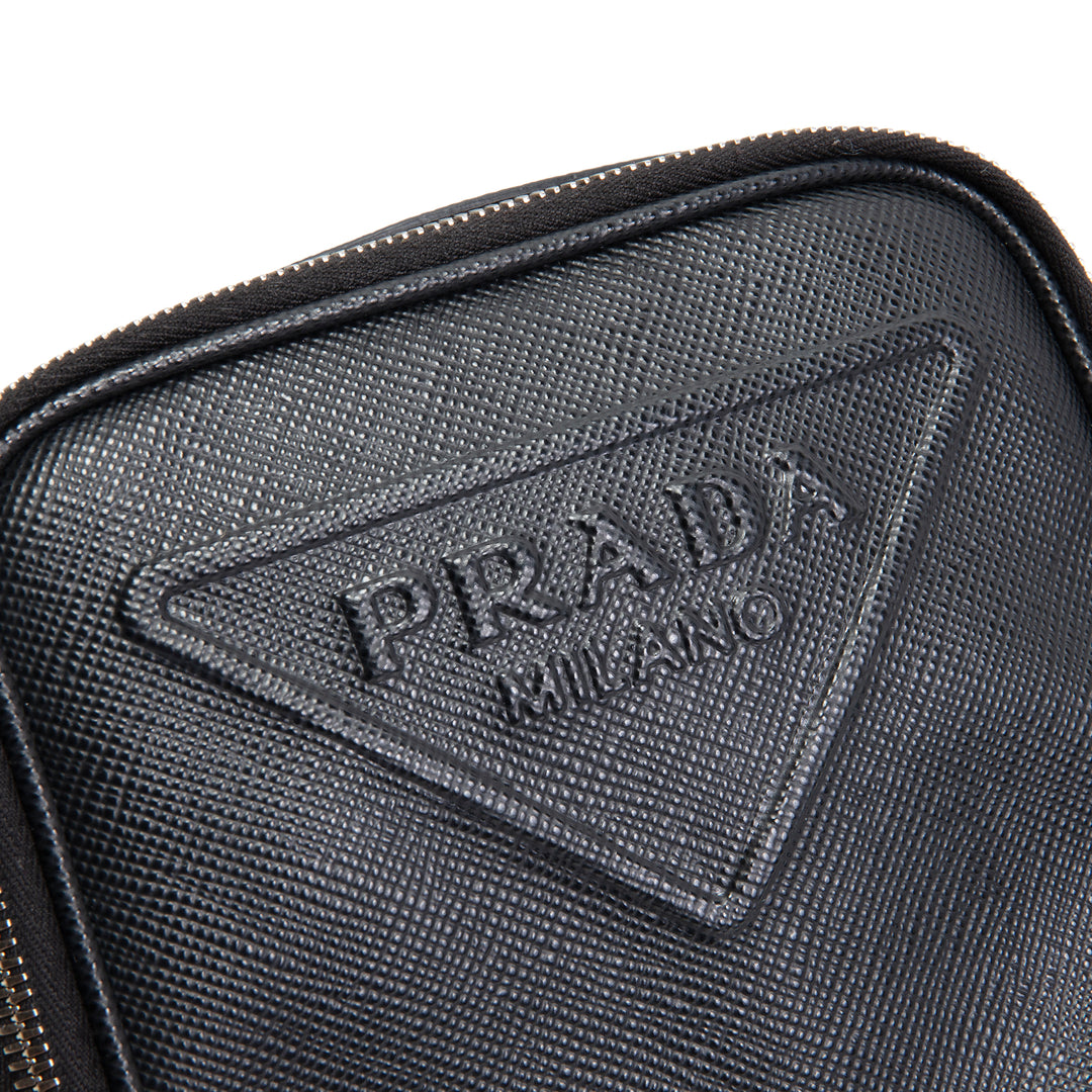 PRADA Umhängetasche aus Saffiano-Leder - Schwarz