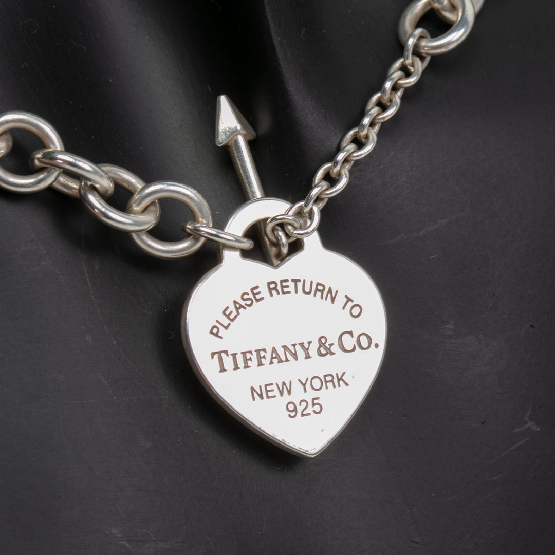 TIFFANY &amp; CO. Halskette mit Lovestruck-Herzanhänger – ENDGÜLTIGER VERKAUF