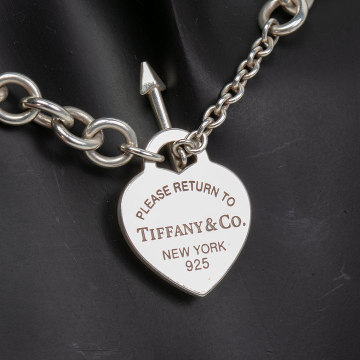 TIFFANY &amp; CO. Halskette mit Lovestruck-Herzanhänger – ENDGÜLTIGER VERKAUF