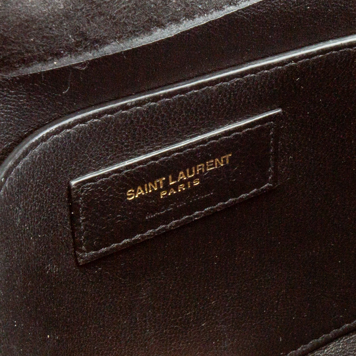 SAINT LAURENT Sulpice Flap Bag aus Wildleder - Schwarz - OUTLET FINAL SALE