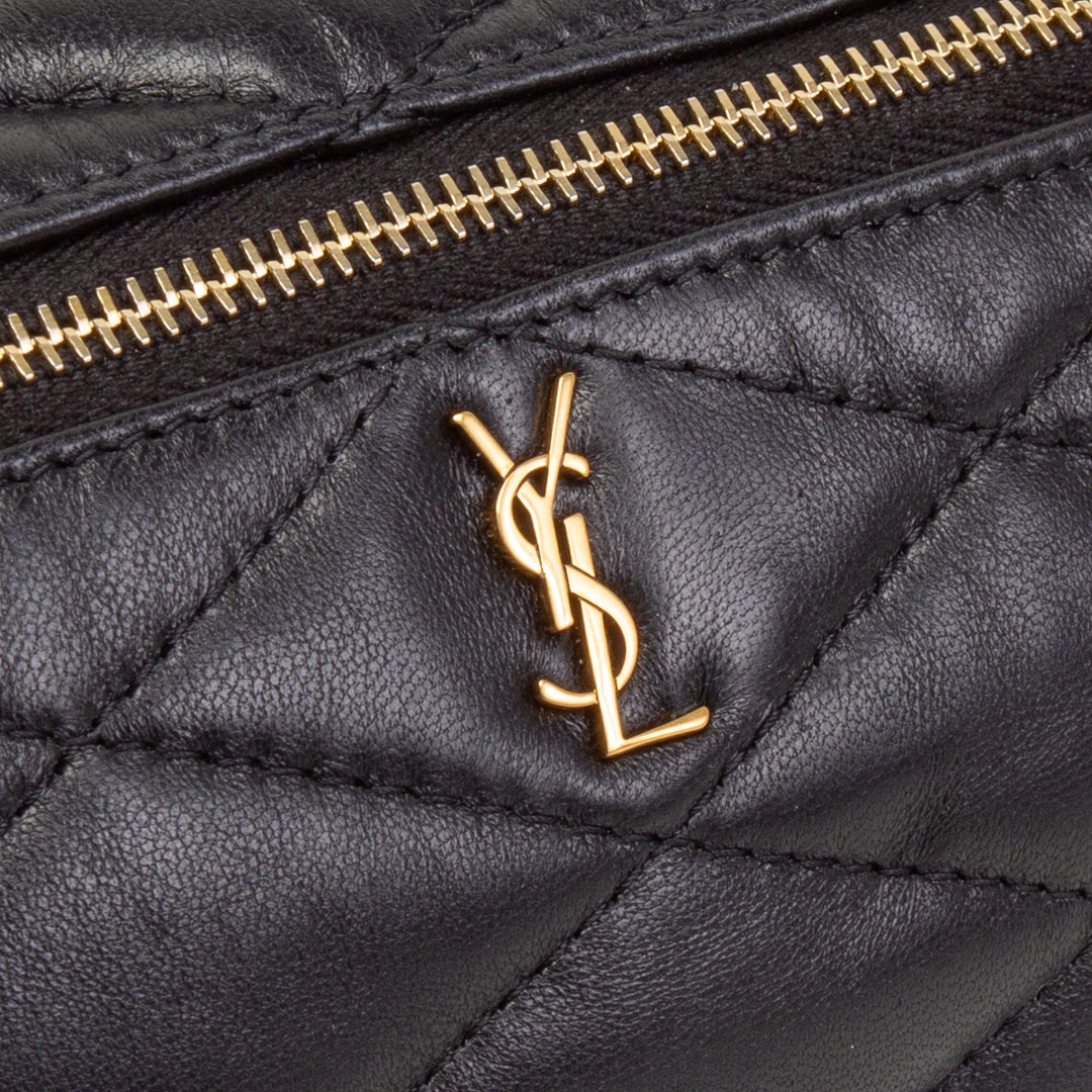 SAINT LAURENT Sade Mittelgroße Schlauchtasche - Schwarz