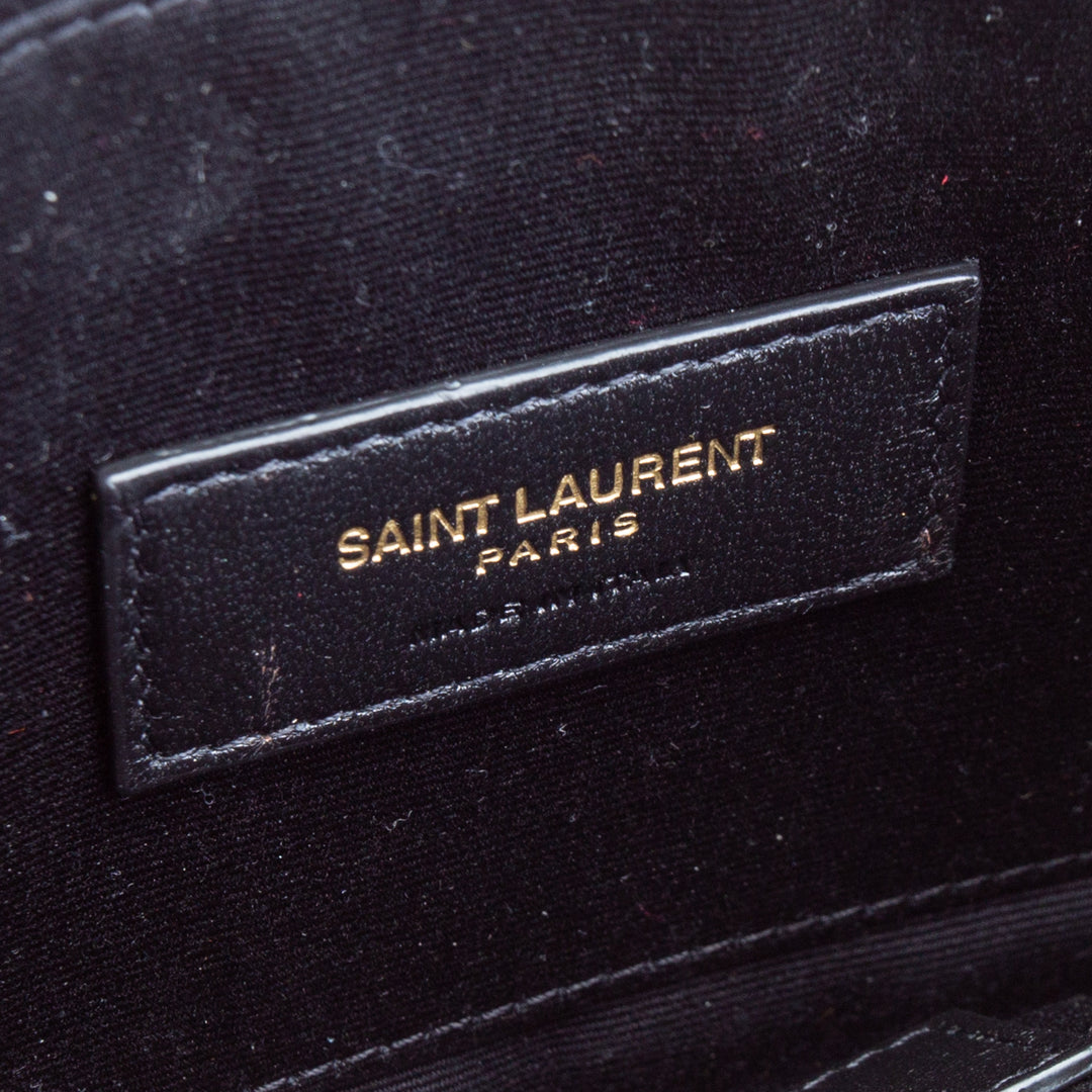 Saint Laurent Cassandre Matelasse Großes Armband - schwarz