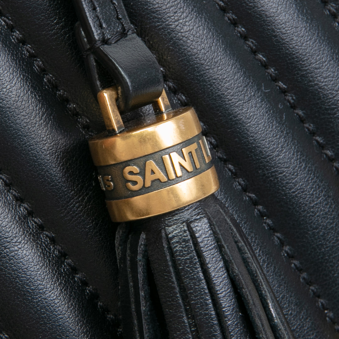 Saint Laurent Lou Medium Camera Bag - schwarz