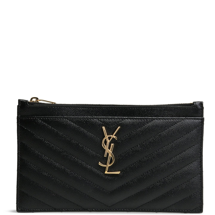 SAINT LAURENT Bill Pouch - Black