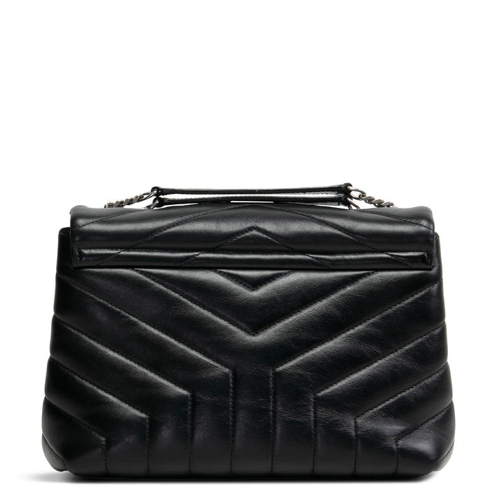 SAINT LAURENT Small Loulou Shoulder Bag - Black