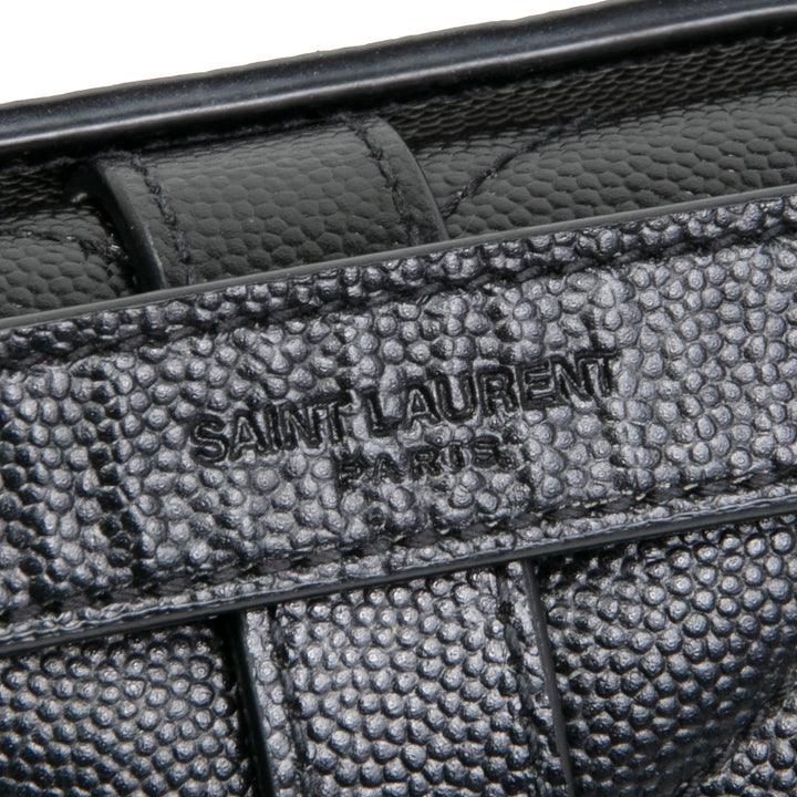 SAINT LAURENT Medium Tri-Quilt Envelope Shoulder Bag - Black