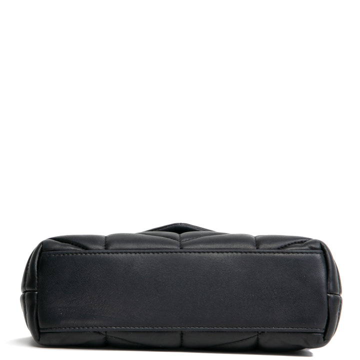 SAINT LAURENT Toy Lou Puffer Bag- Black