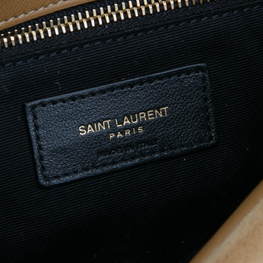 SAINT LAURENT Umhängetasche Calypso aus Wildleder - Braun