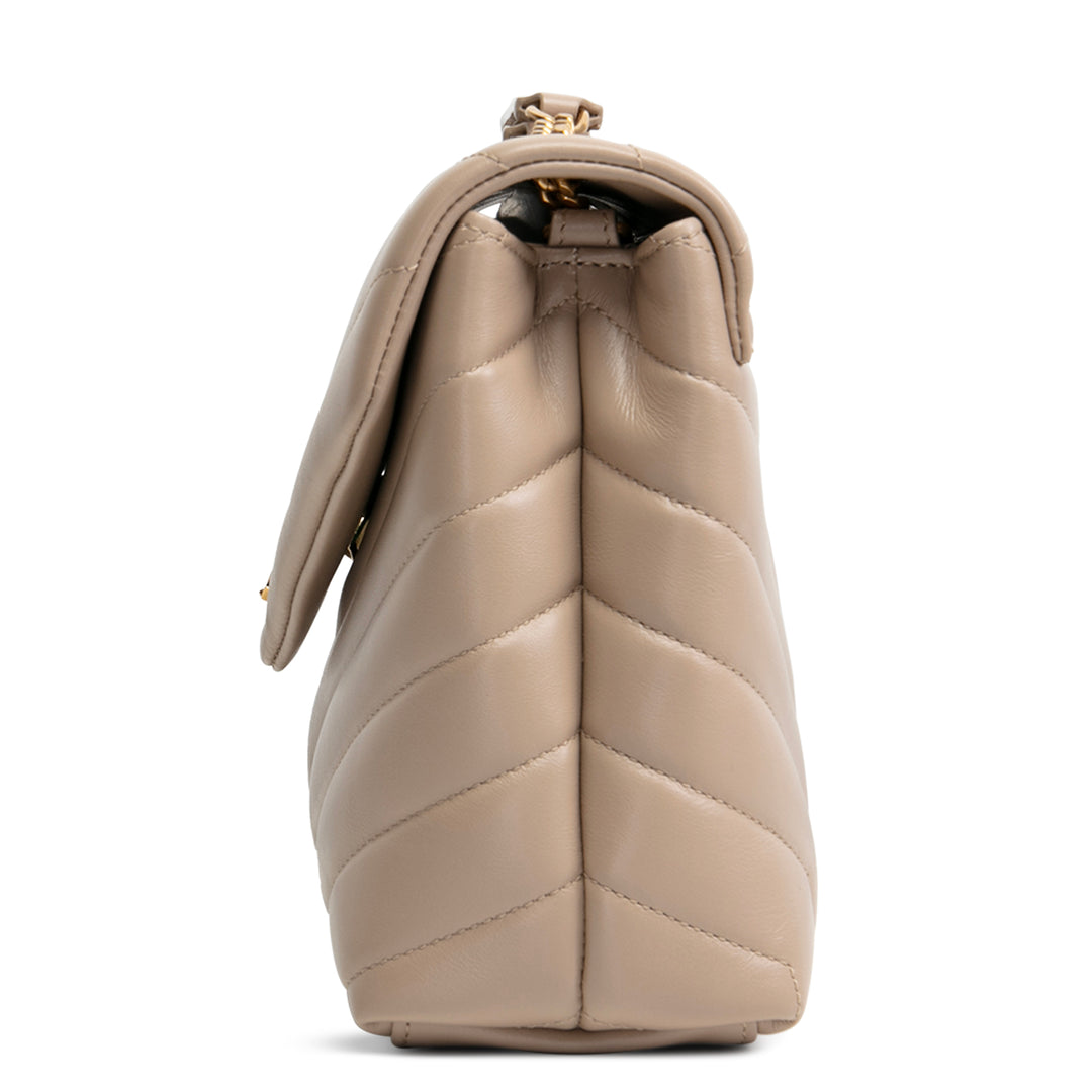 SAINT LAURENT LouLou Small – Taupe