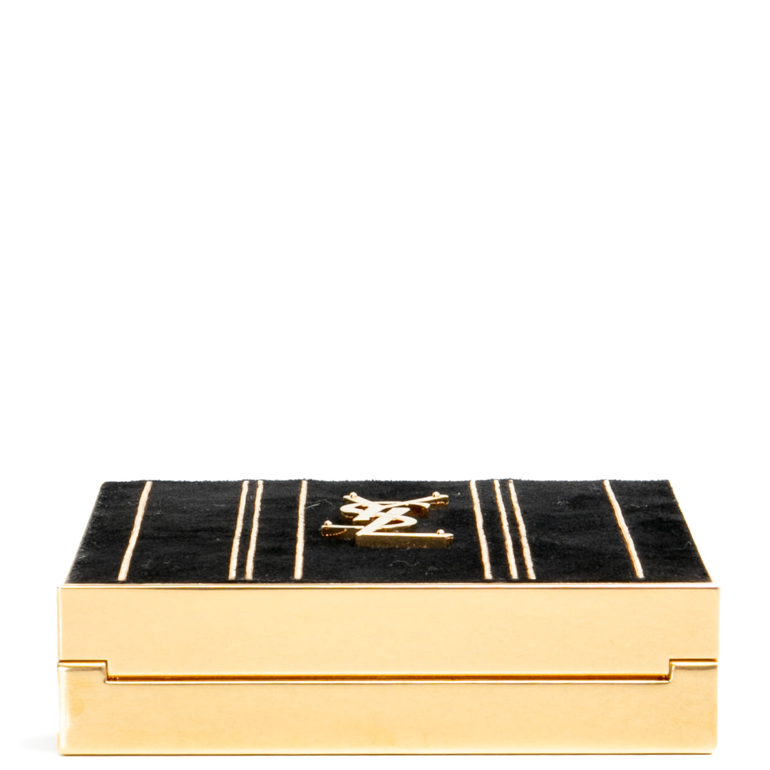 SAINT LAURENT Tuxedo Box Clutch - Black